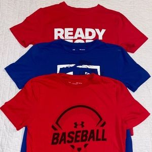 3 Boys Under Armor Shirts
